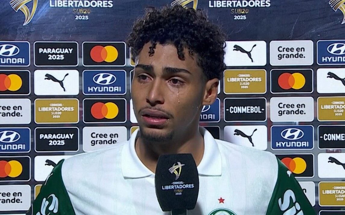 Luighi, atacante do Palmeiras, foi vítima de racismo na Libertadores Sub-20 (Foto: reprodução)