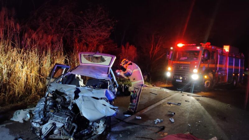 Colisão entre carro e caminhão deixa uma vítima fatal na BR-251, em Salinas