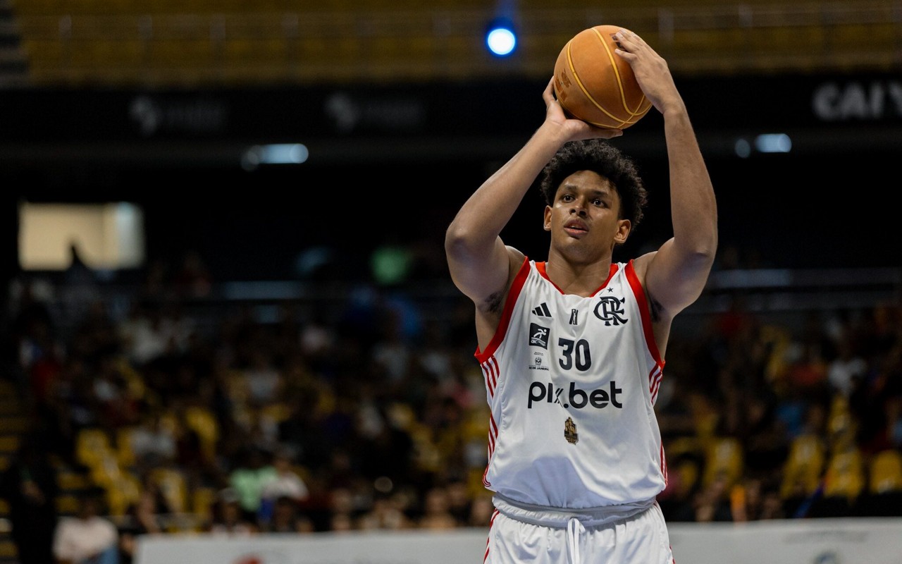 O Flamengo venceu o Brasília por 88 a 79 (Foto: Matheus Maranhão / CAIXA Brasília Basquete )