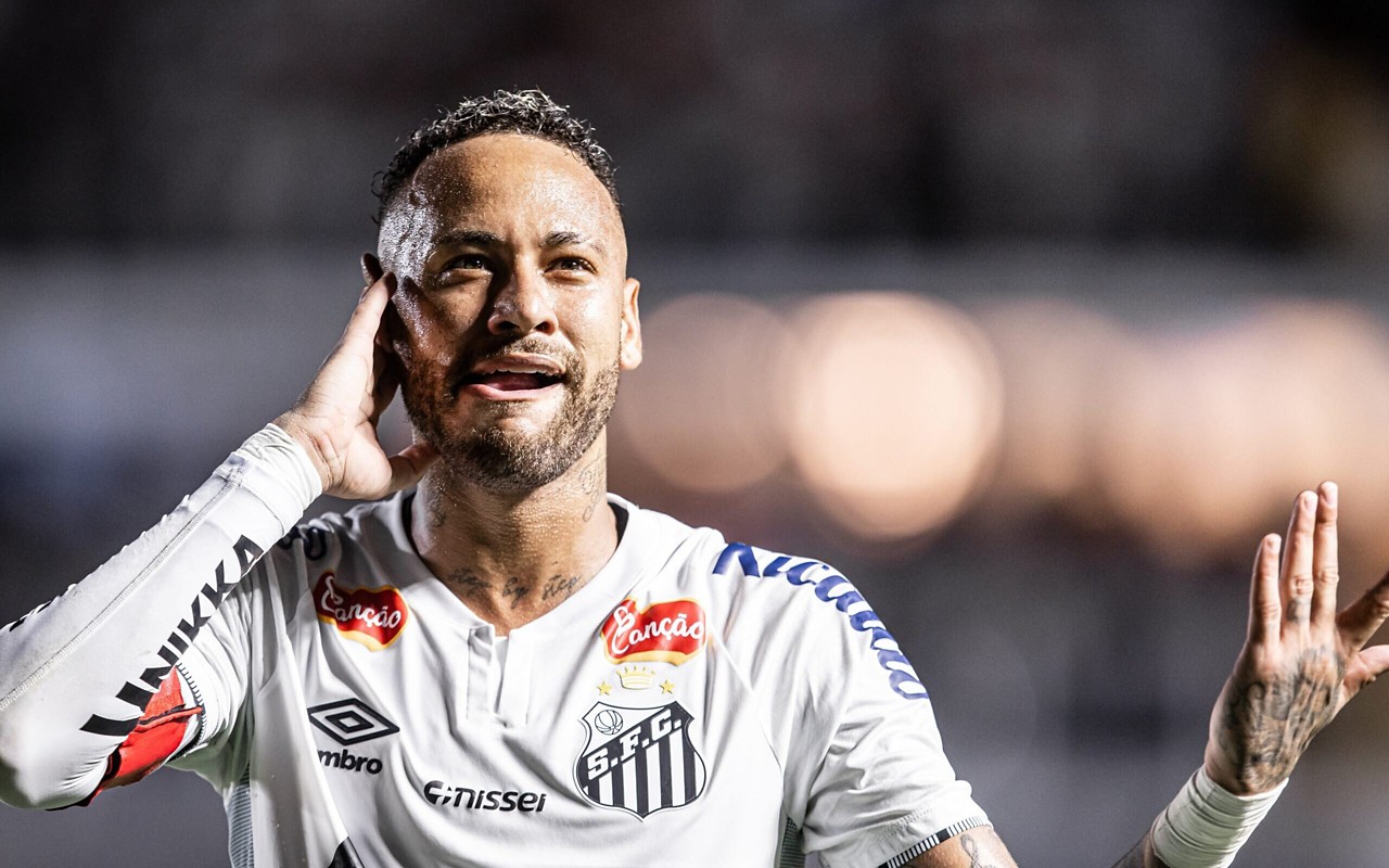 Neymar tem impulsionado redes sociais do Santos desde o retorno (Foto: Raul Baretta/Santos FC)