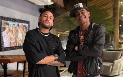 Neymar e Lamine Yamal curtiram juntos o último sábado (21) no Brasil (Foto: Reprodução)
