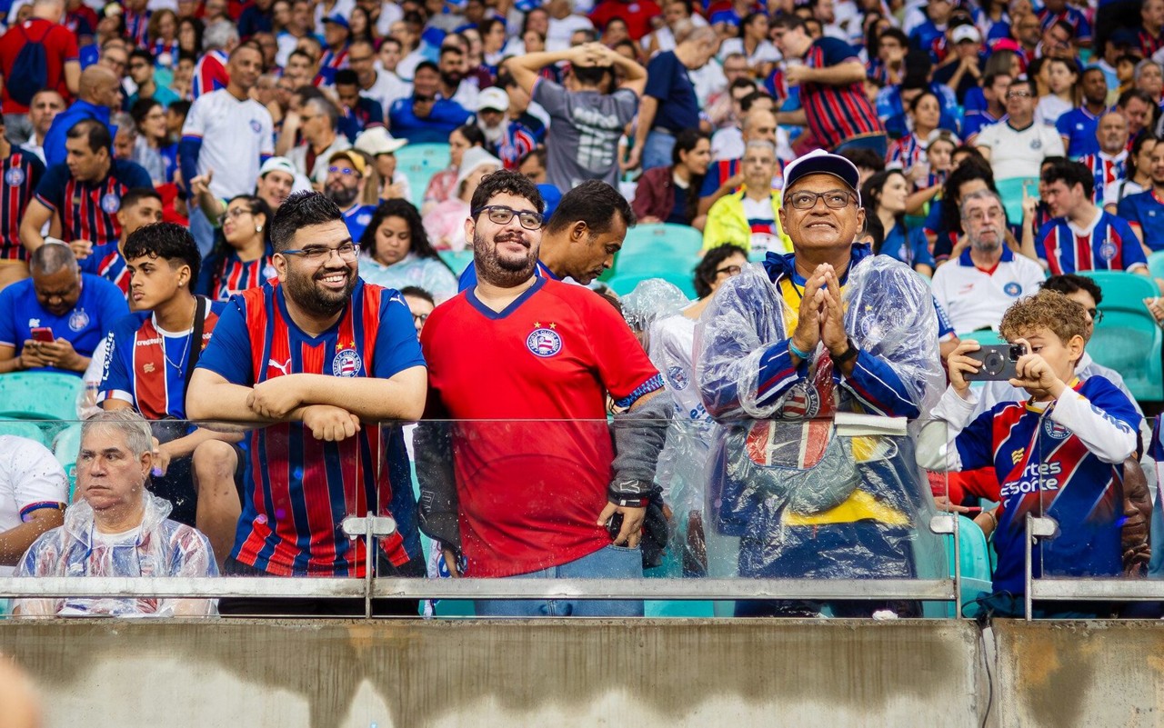 Torcida do Bahia na Arena Fonte Nova (Foto: Letícia Martins / EC Bahia)