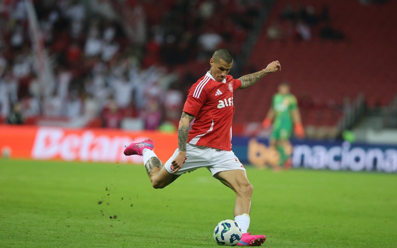 Alan Benítez teve bons números na sua estreia pelo Internacional (Foto: Ricardo Duarte/SC Internacional)