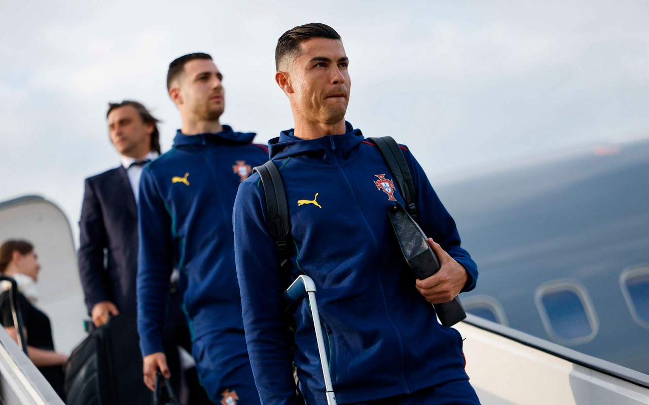 Cristiano Ronaldo pela seleção de Portugal às vésperas da decisão na Liga das Nações (Foto: Reprodução/Portugal)