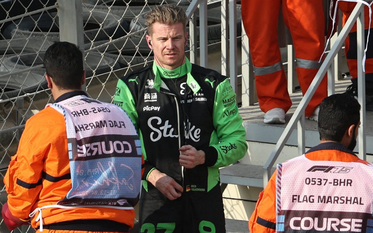 Nico Hulkenberg, piloto da Sauber, no GP do Bahrein (Foto: Fadel SENNA / AFP)