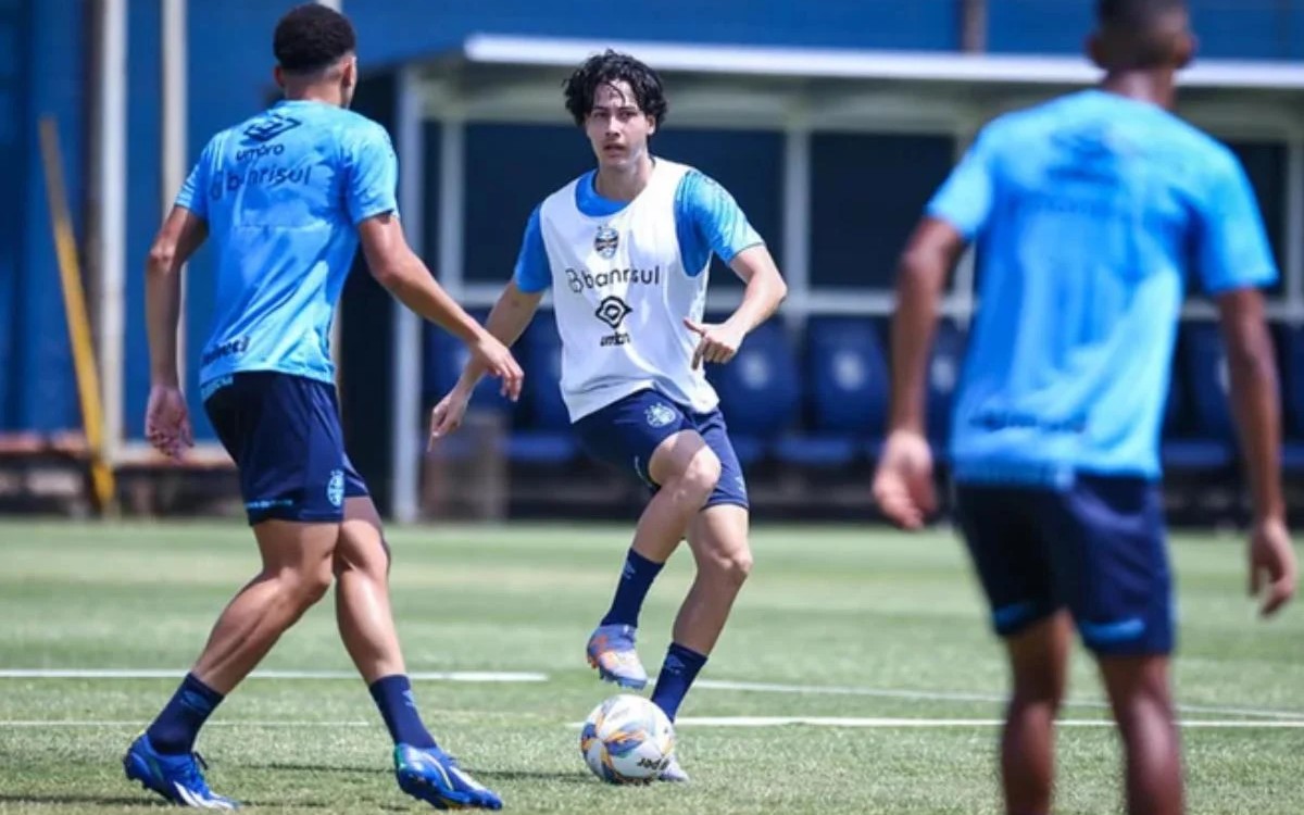 De volta ao Grêmio após período de empréstimo, Gabriel Silva está entre os inscritos. (Foto: Lucas Uebel/Grêmio FBPA)