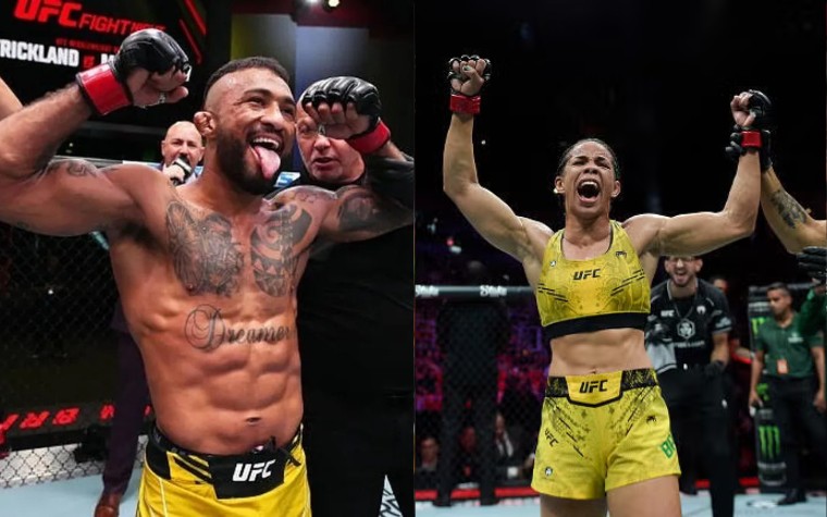 Brasileiros que estarão no card do UFC Las Vegas 105 (Foto: Reprodução/UFC)