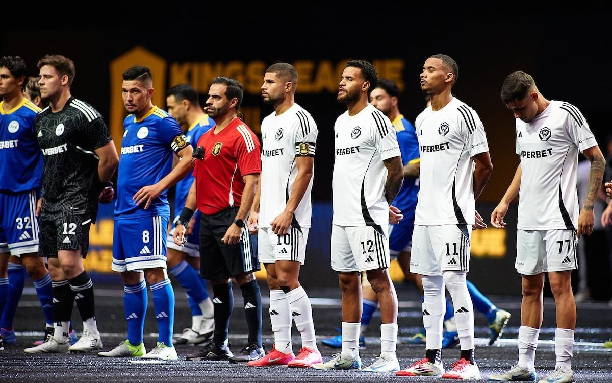 G3X e Fúria em campo pela Kings League Brasil (Foto: Divulgação/Quality Sports Image)