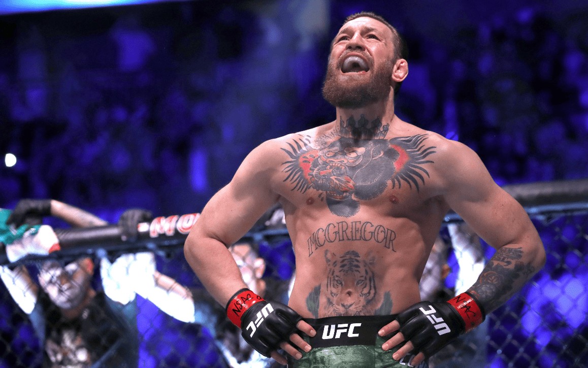 McGregor em ação pelo UFC (Foto: Reprodução)