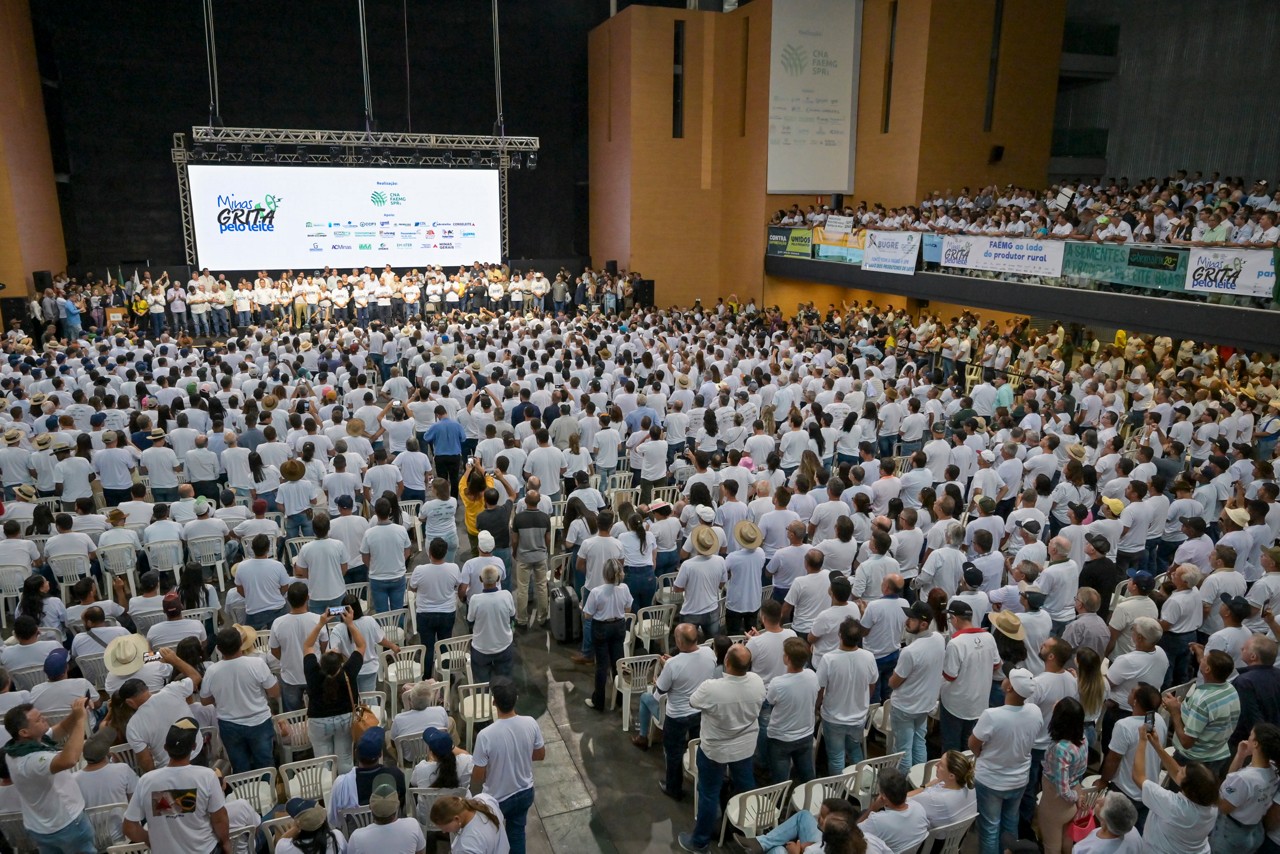 O evento “Minas Grita pelo Leite!” destacou a importância de Minas Gerais como maior produtor de leite do país 