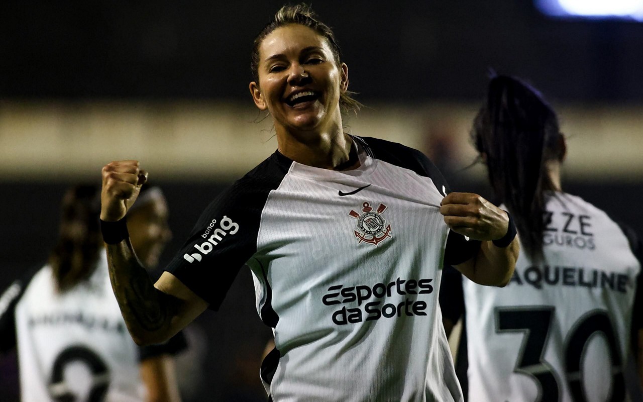 Gabi Zanotti marcou duas vezes na goleada sobre o Bahia (Foto: ©Rodrigo Gazzanel / Ag. Corinthians)