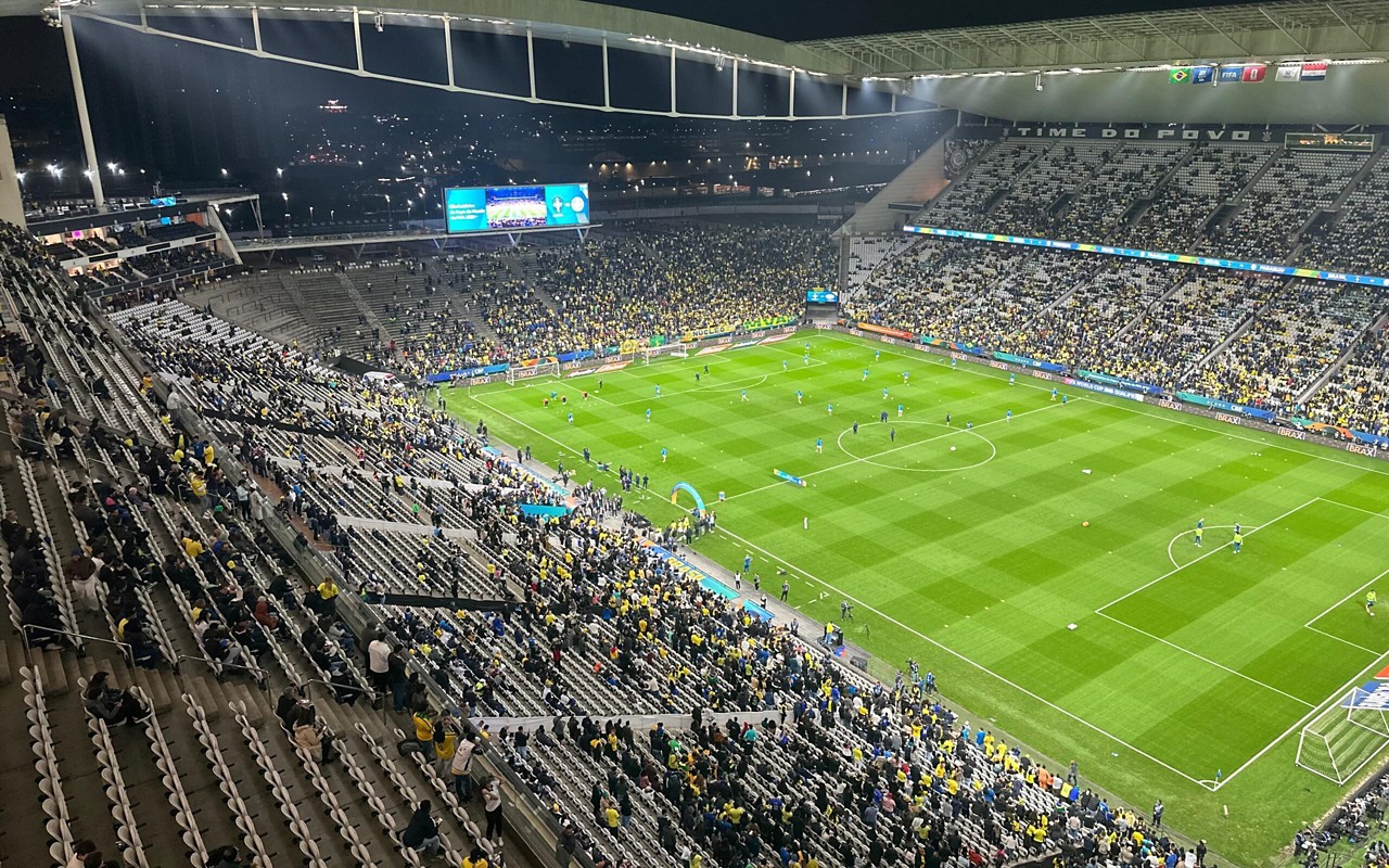 Corinthians corre para implementar biometria facial (Foto: Thiago Braga / Lance!)