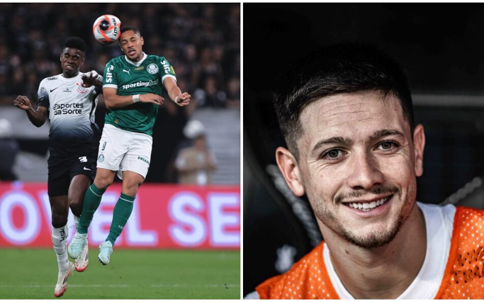 Corinthians venceu o Palmeiras na final do Paulistão (Fotos: Ettore Chiereguini e Leonardo Lima/ AGIF)