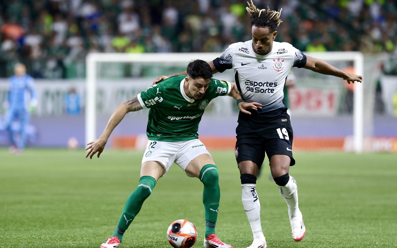 Corinthians e Palmeiras se enfrentam pela Copa do Brasil (Foto: Marcello Zambrana/AGIF)