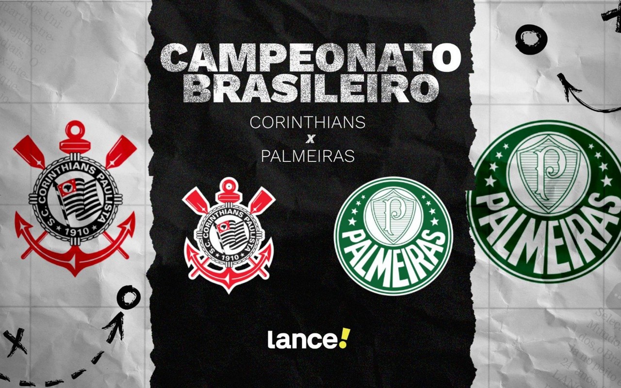 Corinthians e Palmeiras se enfrentam pelo Brasileirão (Foto: Lance!)