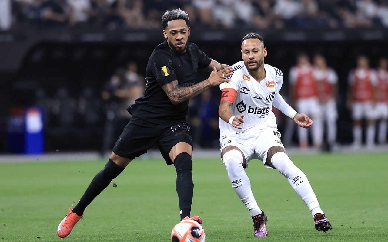 Corinthians e Santos se enfrentam na semifinal do Campeonato Paulista 2025 (Foto: Marcello Zambrana/AGIF)