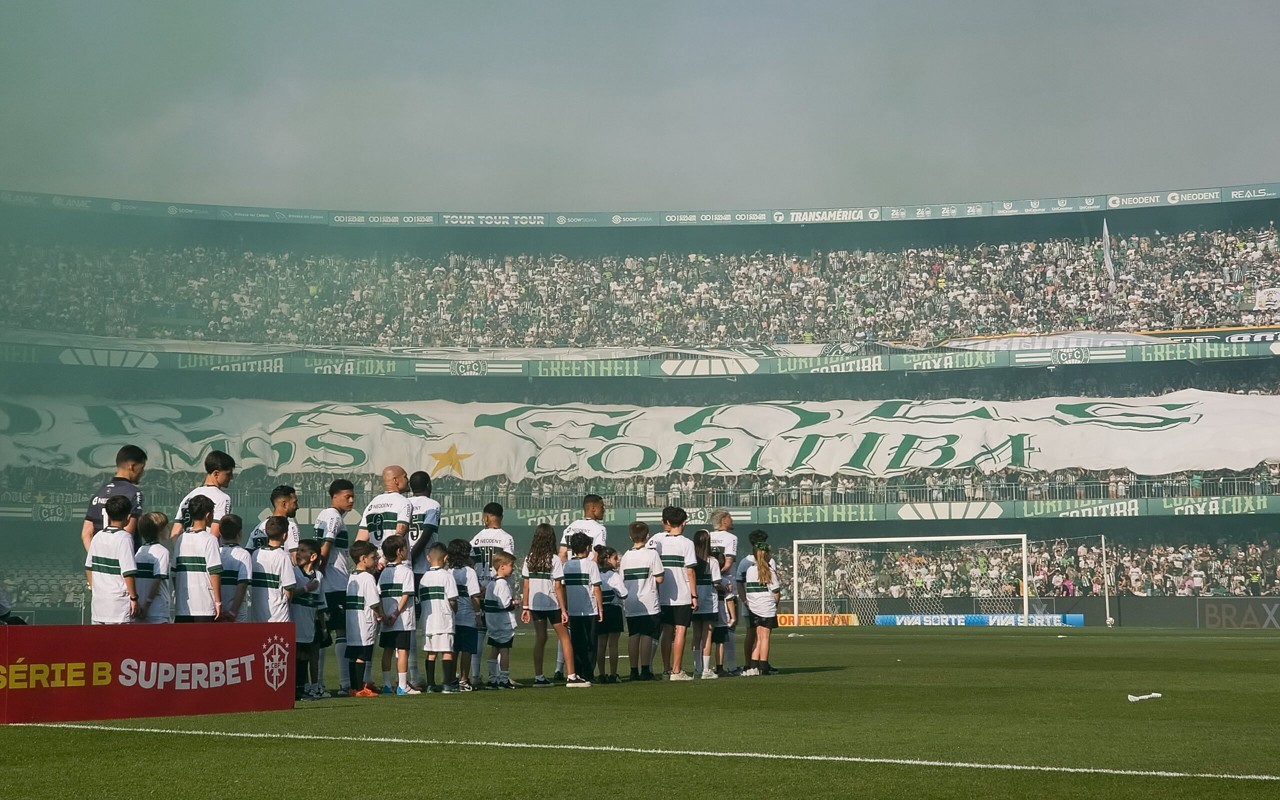 Couto Pereira recebeu mais de 33 mil torcedores em Coritiba x Remo. Foto: Gustavo Oliveira/Coritiba