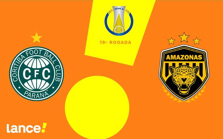 Coritiba e Amazonas jogam pela Série B, no Couto Pereira. Foto: Arte/Lance!