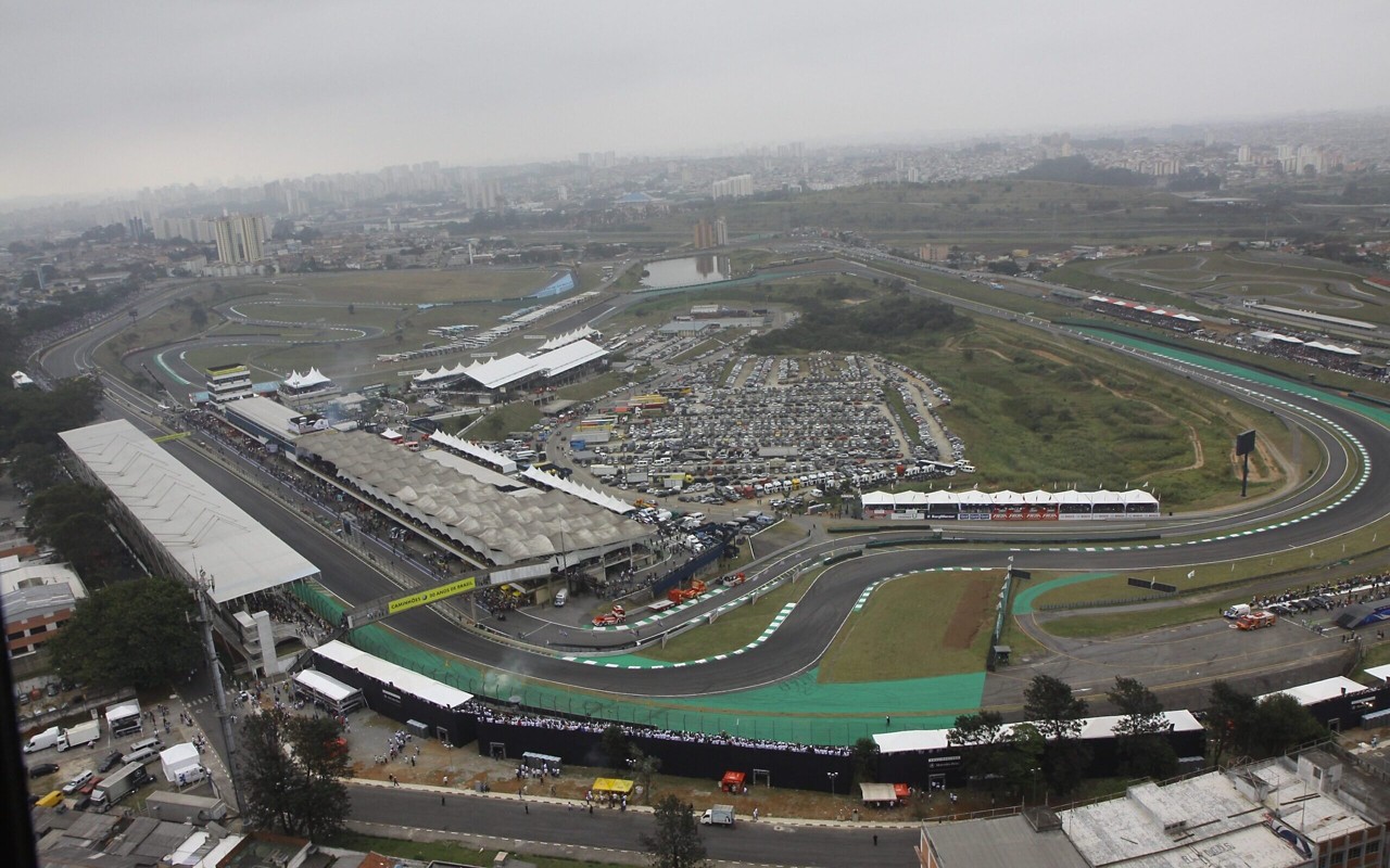 Autódromo de Interlagos visto do alto (Foto: Acervo Lance!)