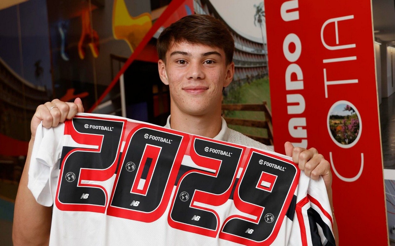 Igor Felisberto renovou até 2029 com o São Paulo (Foto: Divulgação)