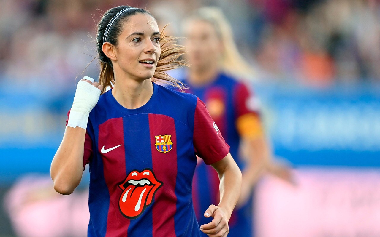 Aitana Bonmatí foi campeã da Champions feminina em 2024, com o Barcelona.