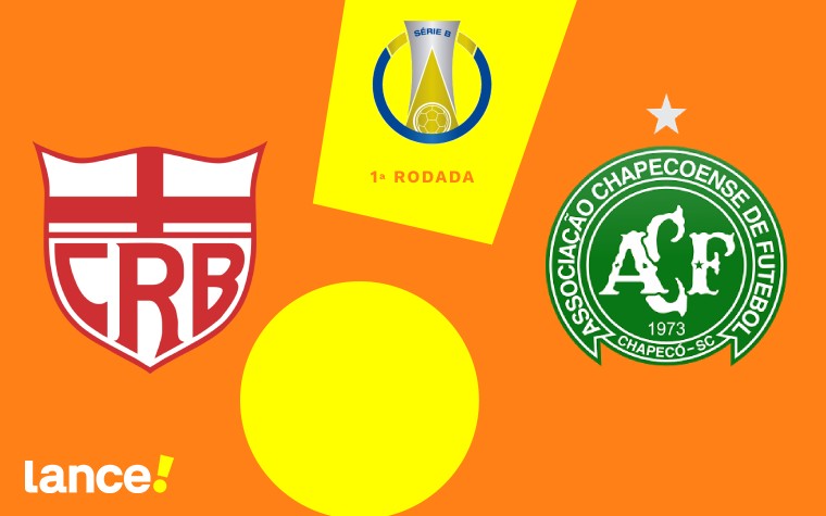 CRB e Chapecoense pela Série B (Arte: Lance!)