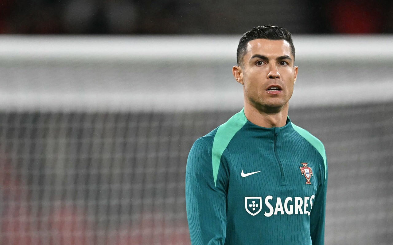 Cristiano Ronaldo defendendo a seleção portuguesa (Foto: ANDY BUCHANAN / AFP)