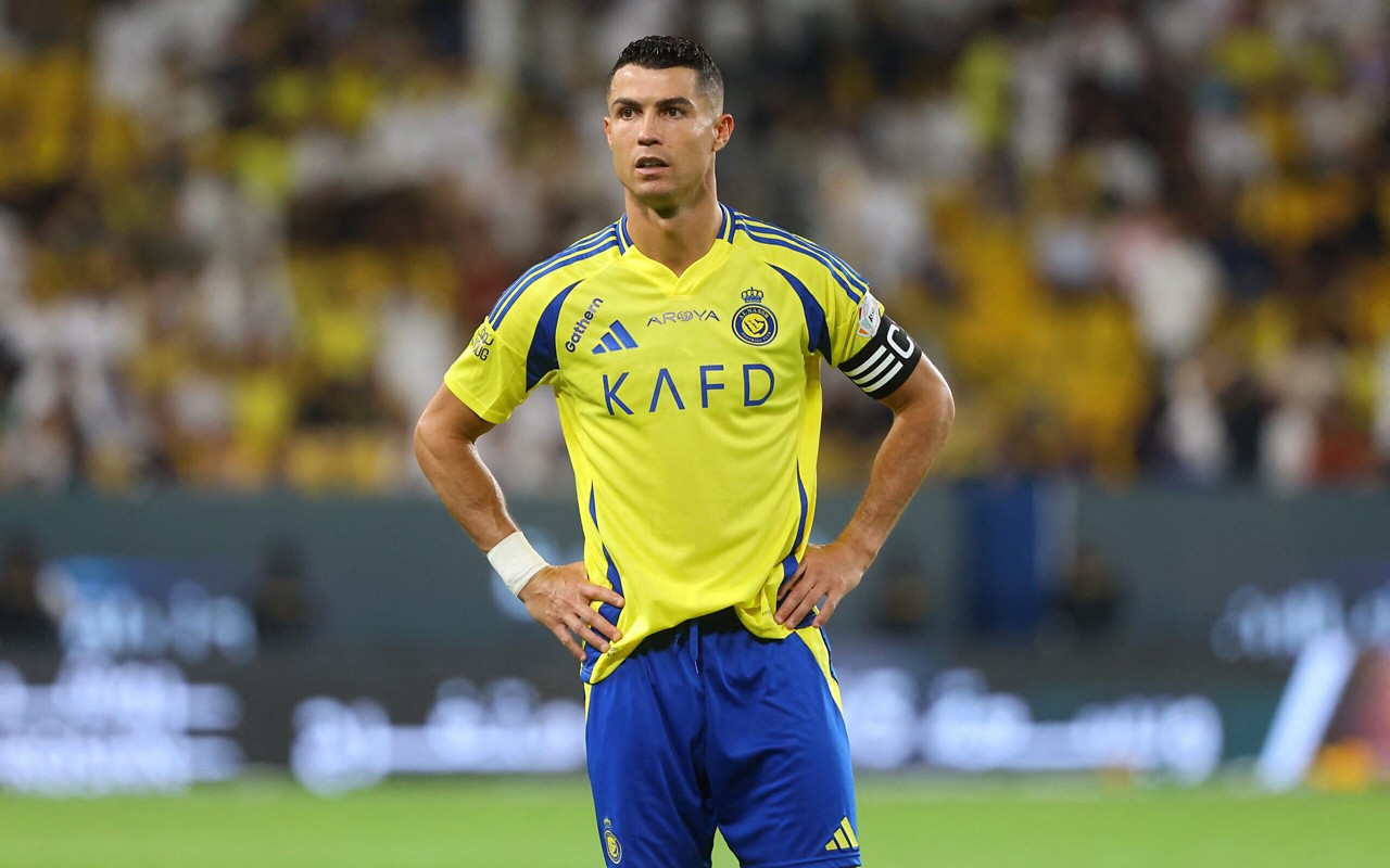 Cristiano Ronaldo em ação pelo Al-Nassr (Foto: Fayez NURELDINE / AFP)