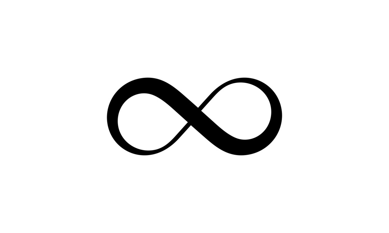 infinity symbol or sign, infinity icon vector illustration