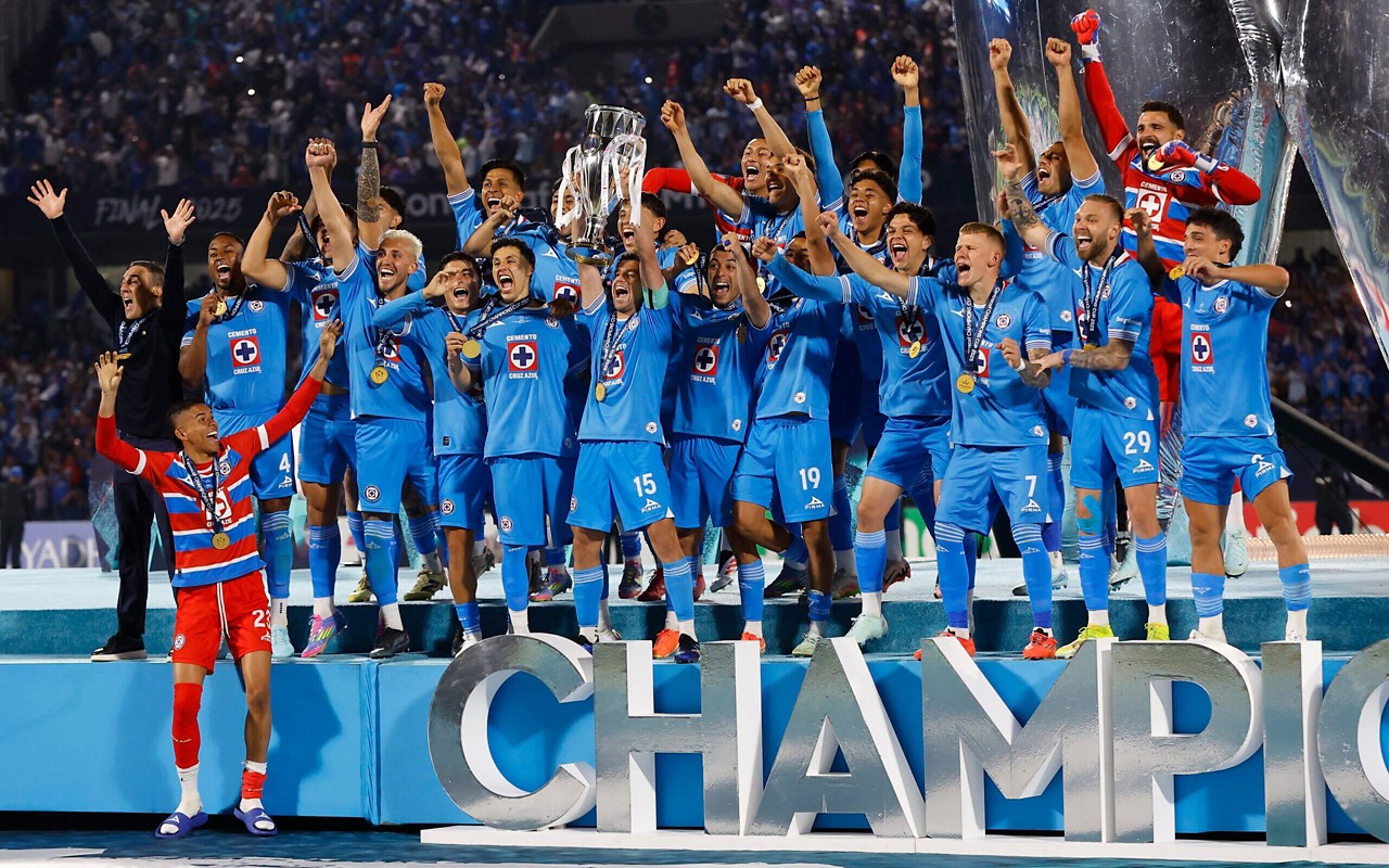 Cruz Azul: campeão da Champions da Concacaf (Foto: Daniel Gamez Gutierrez/AFP)