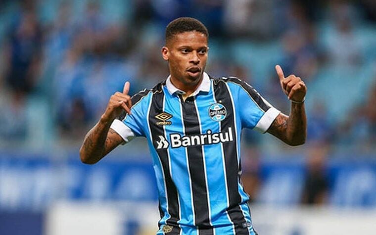 André comemora gol da vitória do Grêmio sobre o Cruzeiro no Mineirão. (Foto: Lucas Uebel/Grêmio)