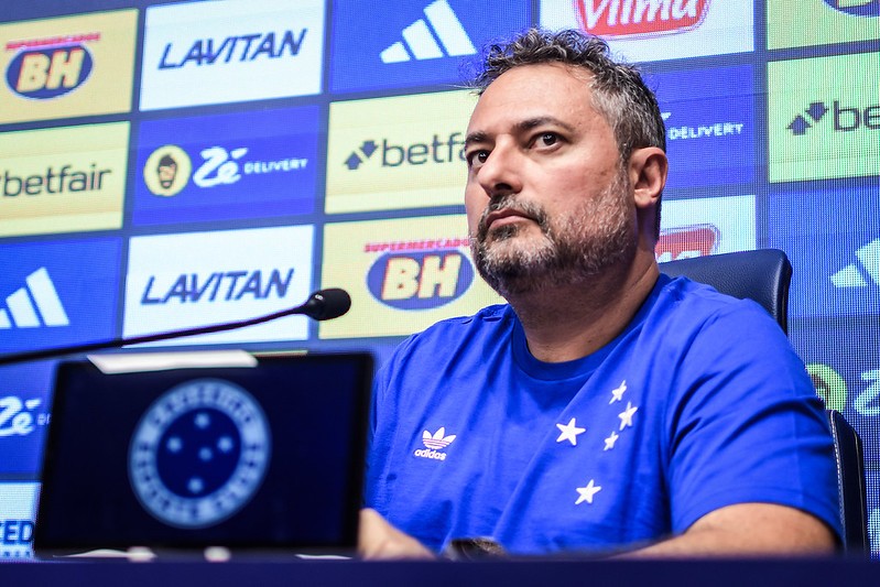 O CEO do Cruzeiro, Alexandre Mattos