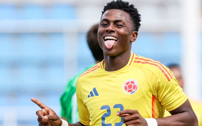 Destaque da Colômbia no Sul-Americano Sub-20, Néiser Villareal vem para o Cruzeiro em dezembro (Foto: Reprodução X/Cruzeiro)