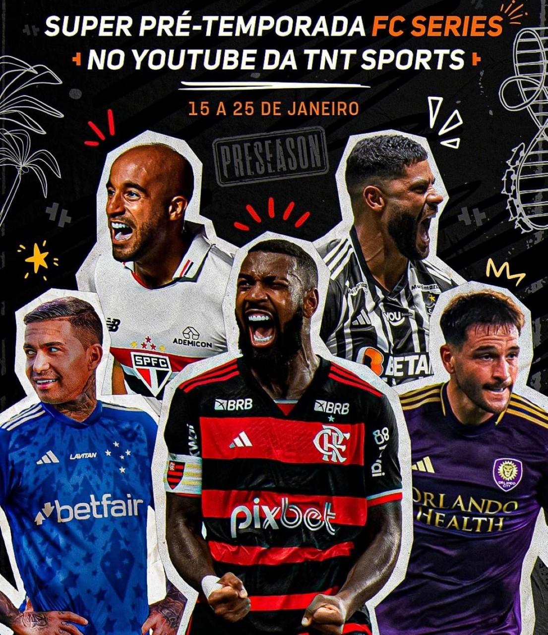 Atlético e Cruzeiro se enfrentam na Flórida