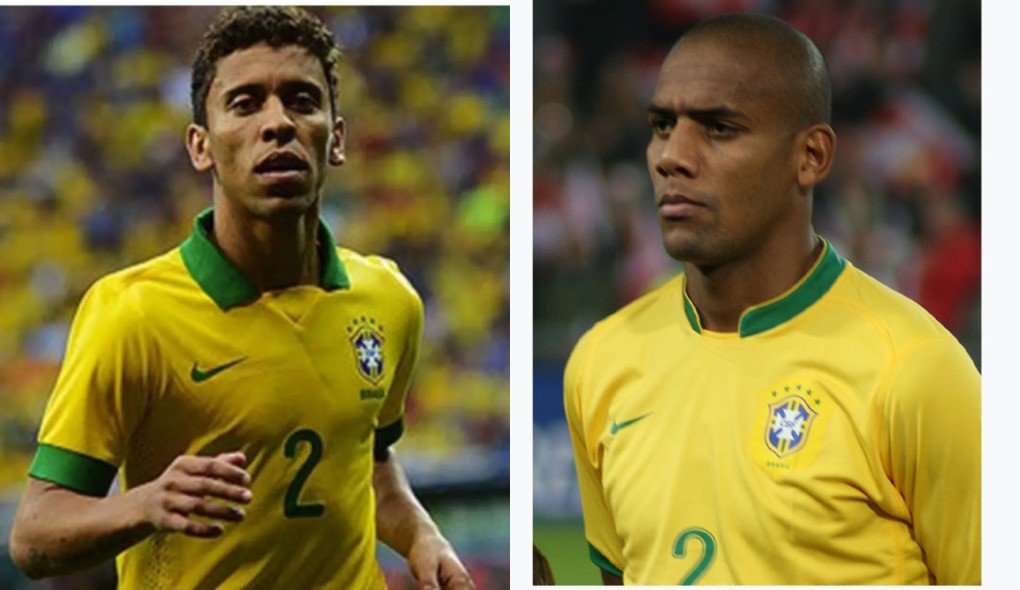 Laterais direitos Marcos Rocha, ex-Atlético, e Maicon, ex-Cruzeiro