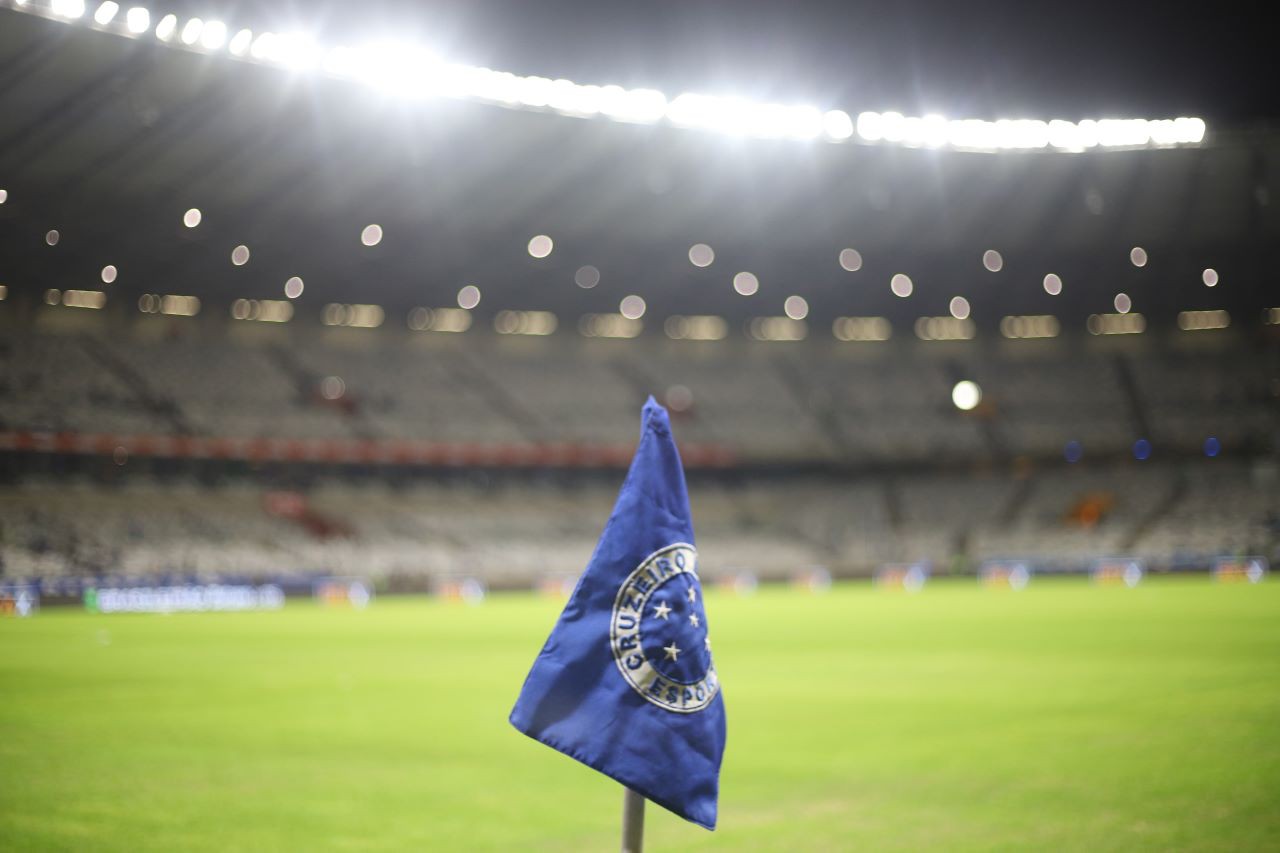 Bandeira do Cruzeiro, no Mineirão