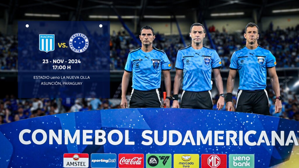 Trio de arbitragem da final da Copa Sul-Americana 2024 será uruguaio