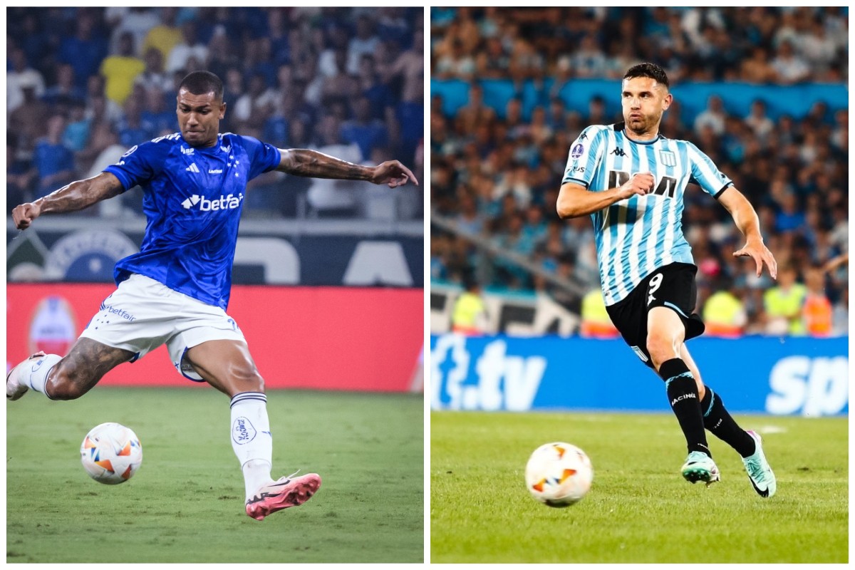 Cruzeiro deve atuar com camisa azul, calção e meiões brancos, enquanto o Racing com a camisa listrada nas cores azul e branco, calção e meiões pretos