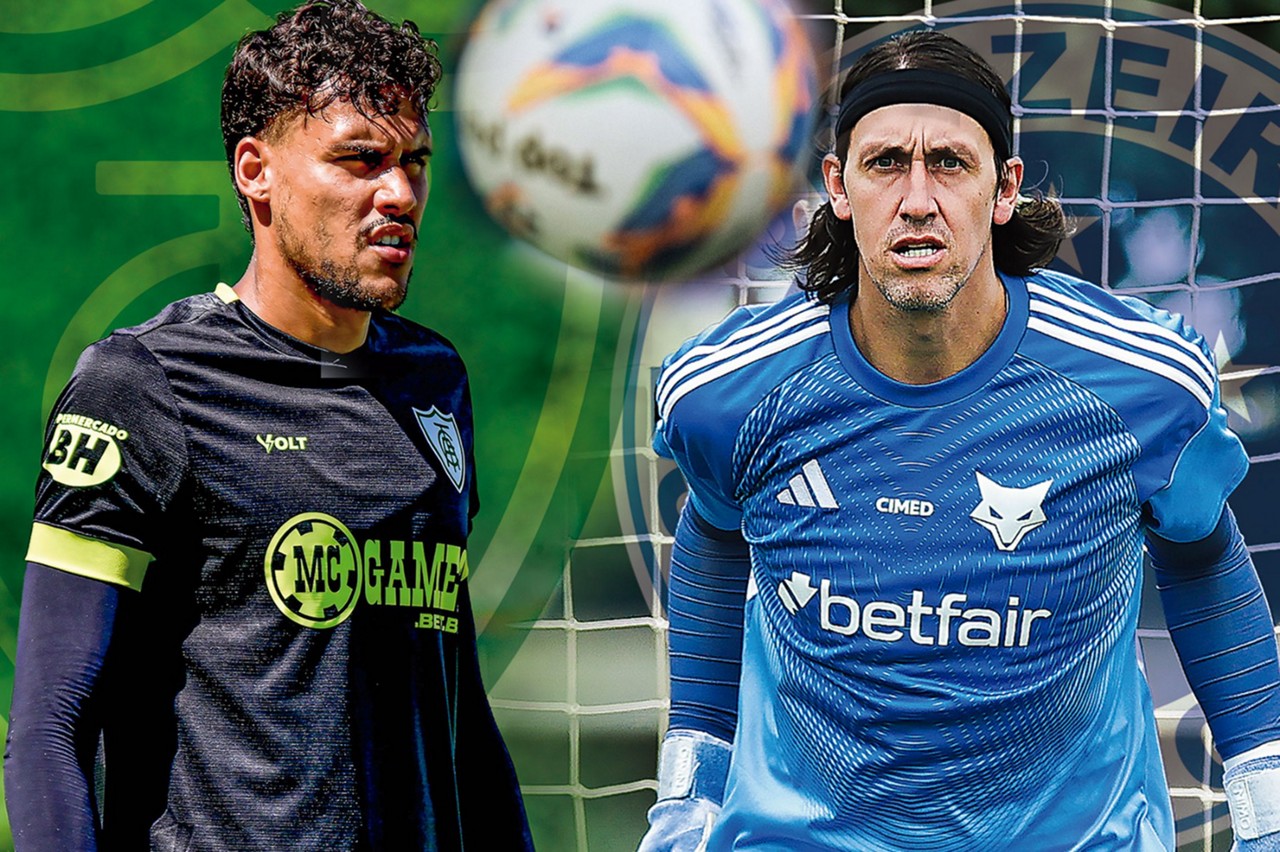 Matheus Mendes (esq) e Cássio podem ser decisivos na semifinal do Mineiro