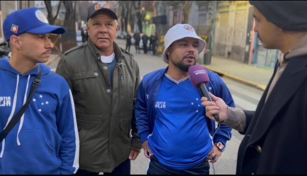 Torcedores viajaram até Buenos Aires para o jogo
