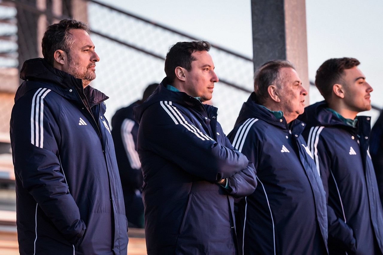 Mattos, Pedro, Pelaipe e João durante treino no IMG Academy