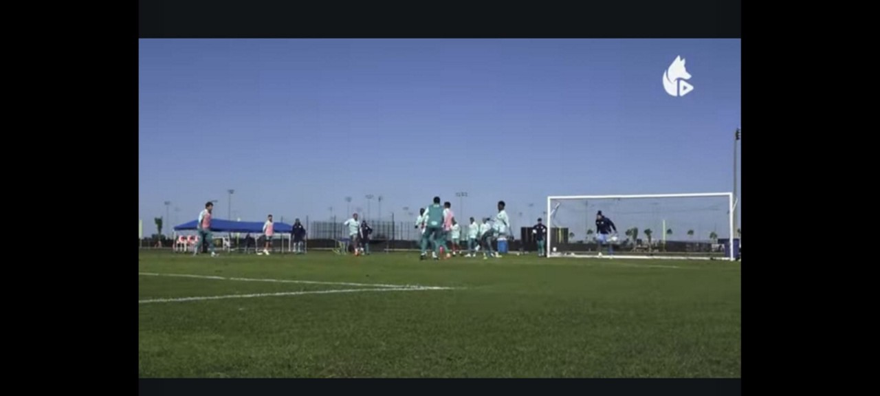 Lance do treino do Cruzeiro durante a pré-temporada nos Estados Unidos