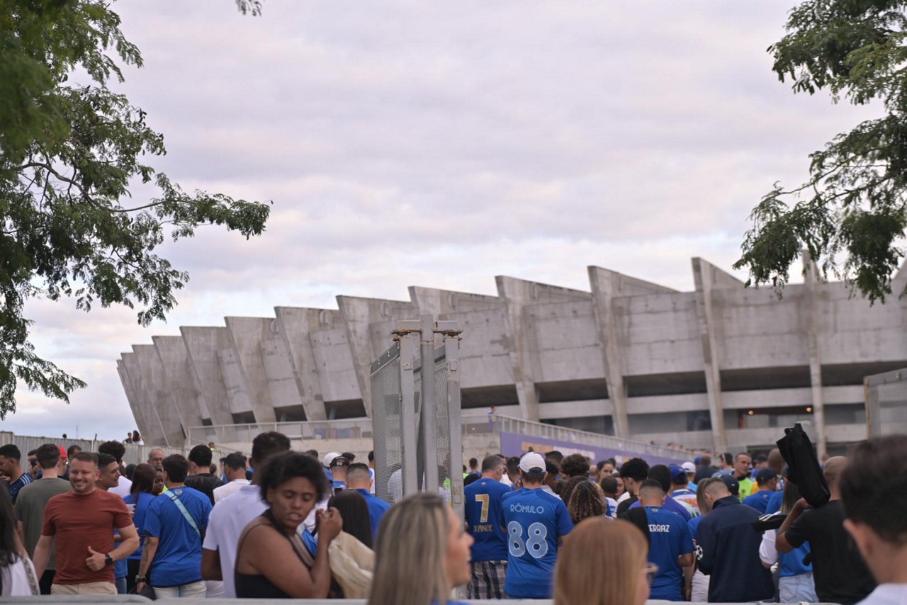Mineirão tem capacidade para cerca de 62 mil pessoas