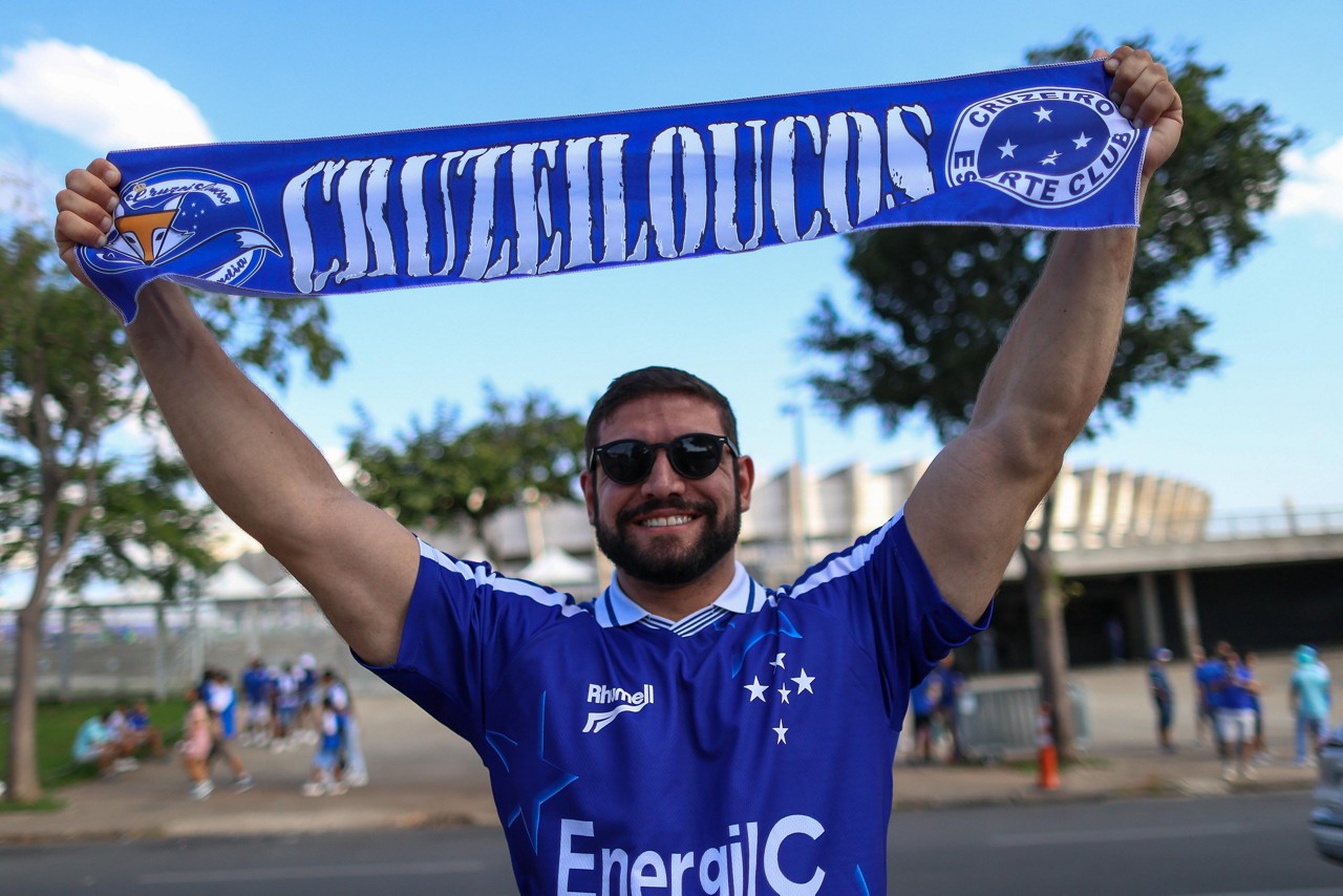 Torcedor Guilherme aposta em 3 a 0 para o Cruzeiro, com hat-trick de Gabigol 