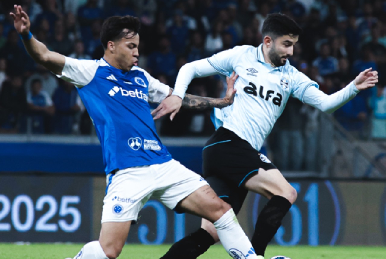Cruzeiro goleou o Grêmio no primeiro turno do Brasileirão 2025