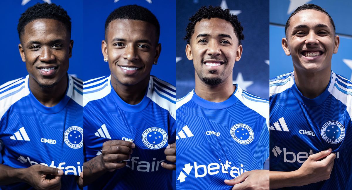 Cruzeiro contratou quatro jogadores na janela do meio do ano