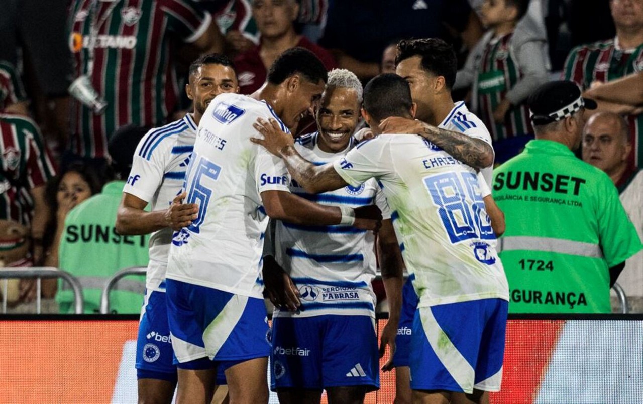 Pereira durante comemoração de gol no Maracanã