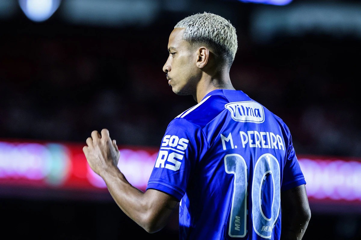 Matheus Pereira passou a utilizar a camisa 10 do Cruzeiro nesta temporada e tem se destacado como artilheiro e 'garçom' da equipe