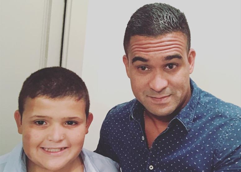 Serginho e o filho Diego