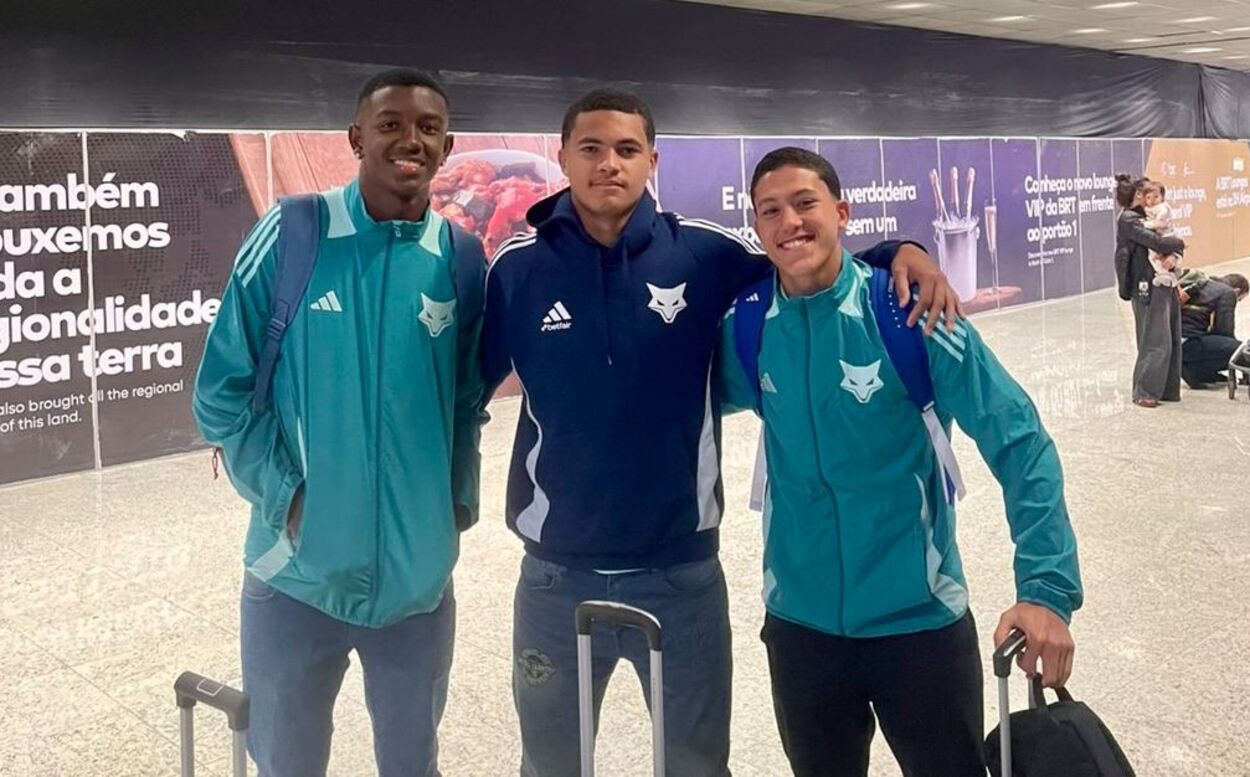 Vitor Hugo, Kauã Prates e Felipe Morais